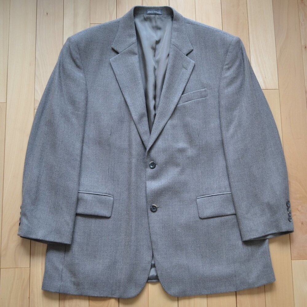 Oscar De La Renta Gray Blazer Suit Jacket